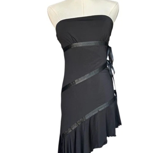 I. Am. Gia. Black Strapless Witchycore Mini Dress NWT Size XS - Picture 5 of 13